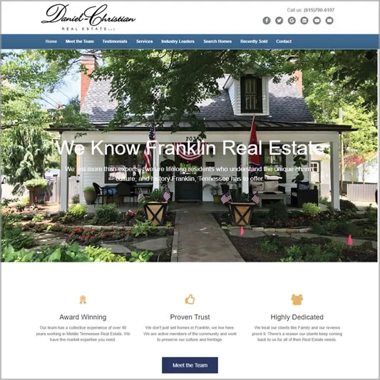 Real Estate Broker Website by NeoChromatic