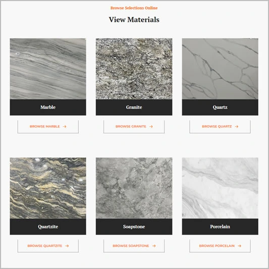 Granite Showroom Website by NeoChromatic