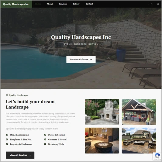 Landscaping Website by NeoChromatic